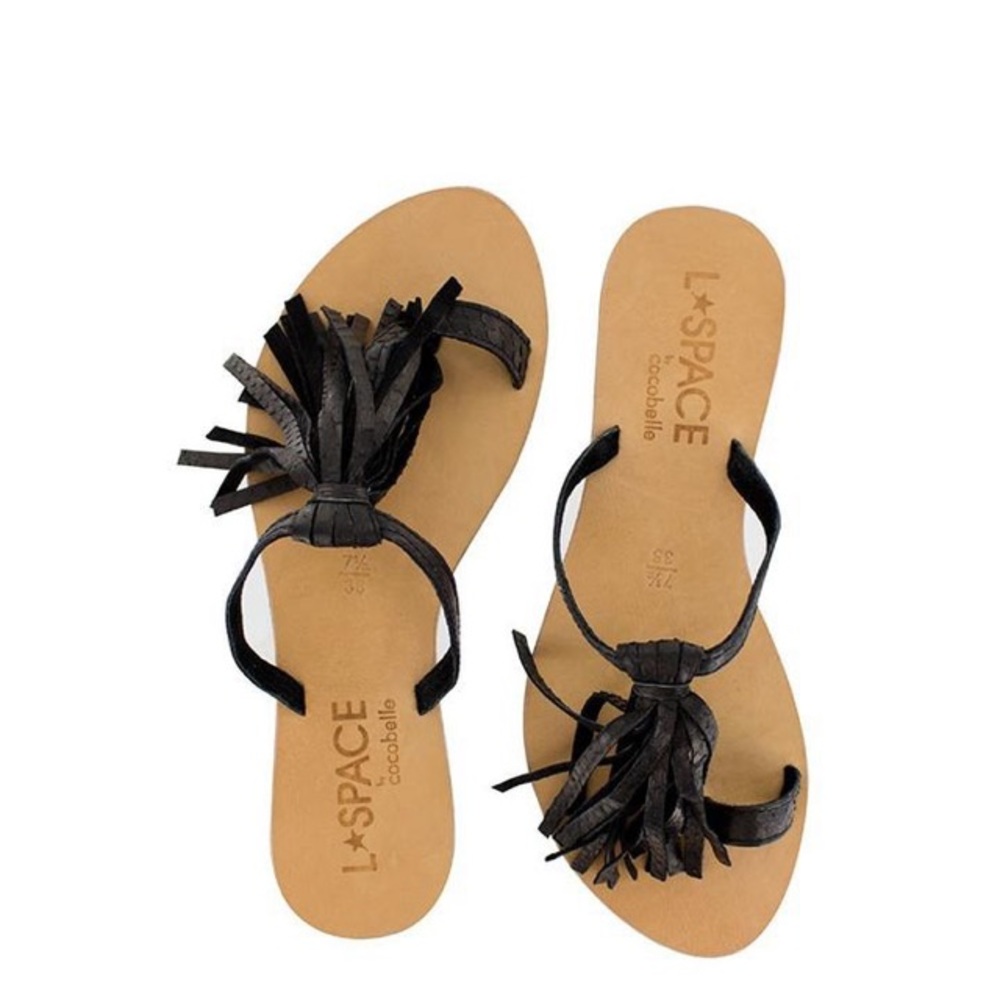 L*Space by Cocobelle -Fringe Sandal NIB